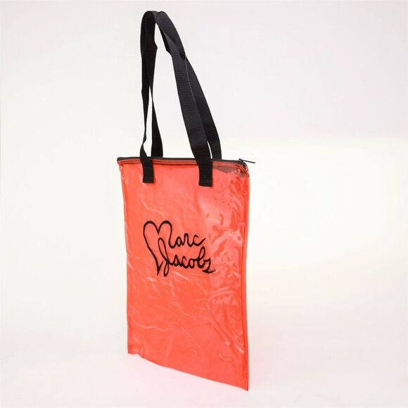 NWT Marc by Marc Jacobs I Heart MJ Clear Tote Red - Picture 8 of 11